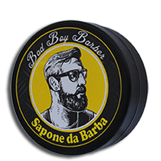 Barattolo sapone da Barba alle mandorle di Sicilia